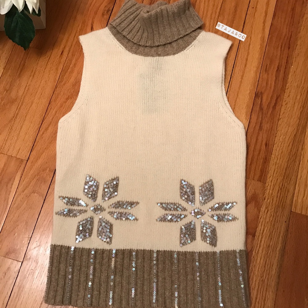 THE LIMITED Cashmere Chocolate Sweater